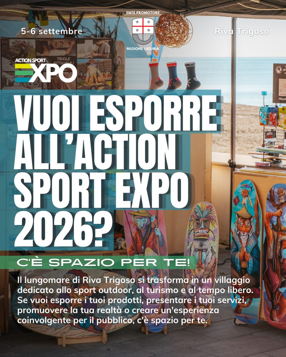 Vuoi esporre all'Action Sport Expo 2026