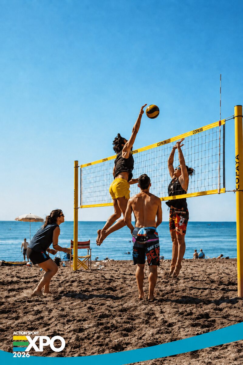Beach volley in spiaggia